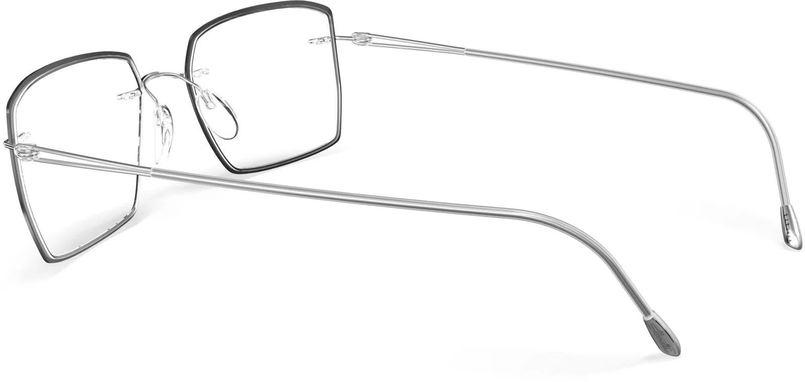 Silhouette Lite Spirit Demo Rimless 5566 Eyeglasses - view 20